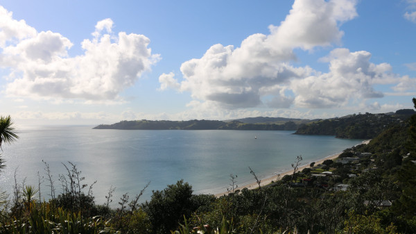 View from Onetangi beach, Waiheke
