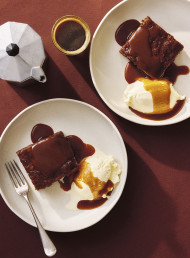 Sticky Date, Banana and Walnut Pudding with Salted Caramel Sauce
