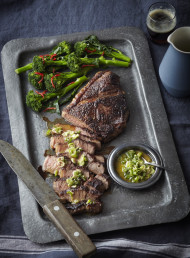 Rump Steak with Spring Onion, Wasabi and Ginger Dressing
