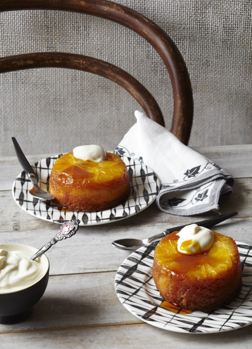 Orange and Golden Syrup Upside Down Puddings