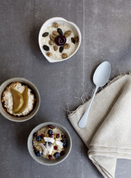Overnight Porridge 3 Ways