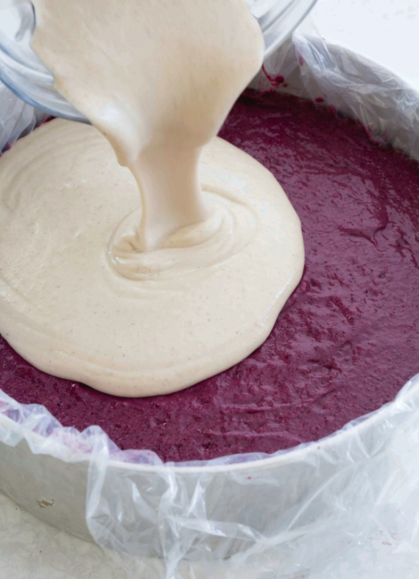 Cook the Books - Little Bird Unbakery's Blueberry Cheesecake 