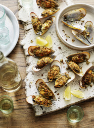 Grilled Mussels