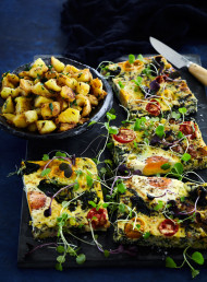 Bacon, Quinoa and Egg Tart