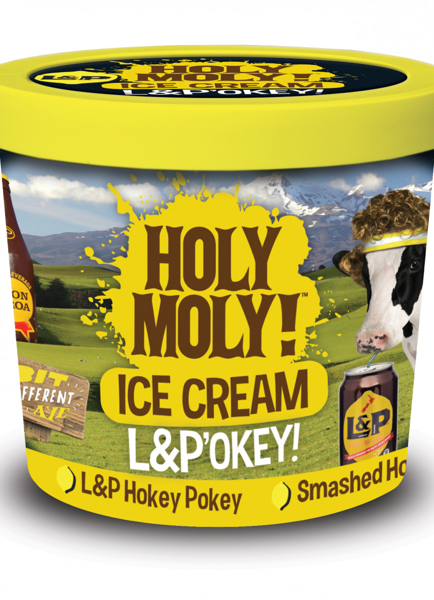 L&P'okey ice cream is summer in a tub