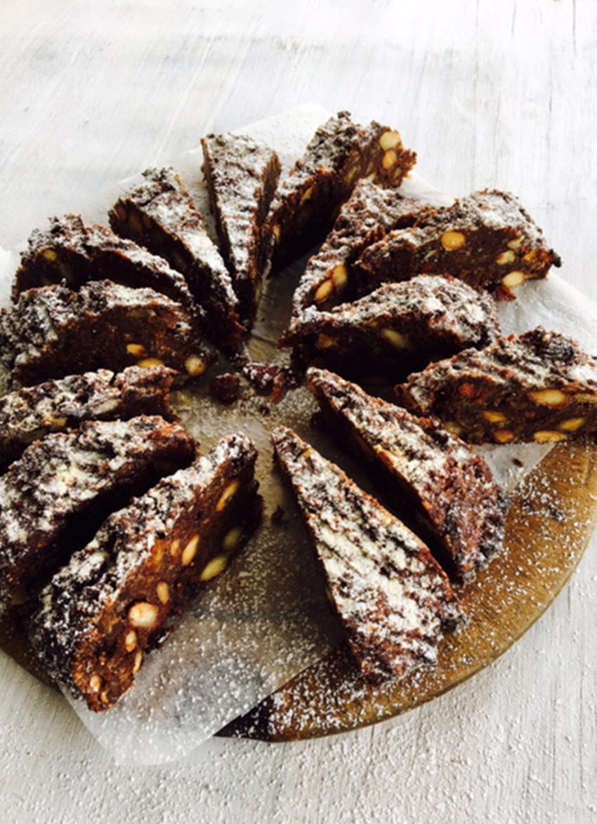 Chocolate and Spice Panforte (Gluten Free)