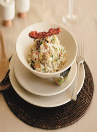 Mussel, Cockle and Bacon Risotto