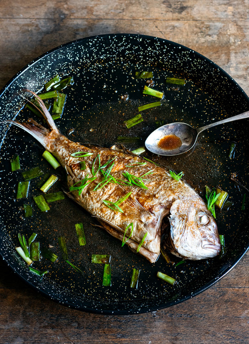 Shanghai-style Braised Whole Snapper