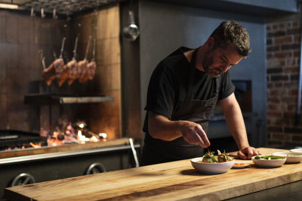 premium wood-fired cooking at Agnes.