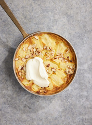 Baked Pear, Ginger and Citrus Custard Pudding 