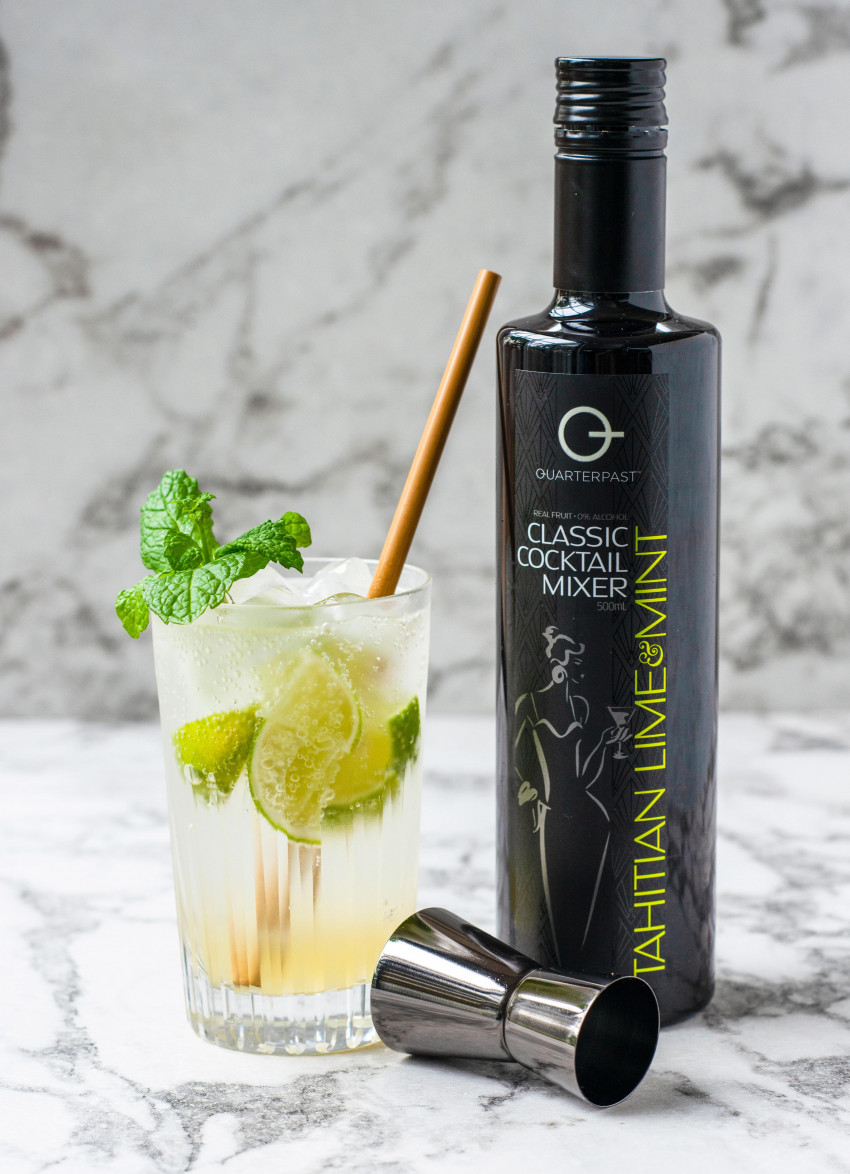 QUARTERPAST Tahitian Lime and Mint cocktail