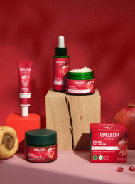 Be in to WIN a Weleda Pomegranate & Mace Peptides Face Care Range