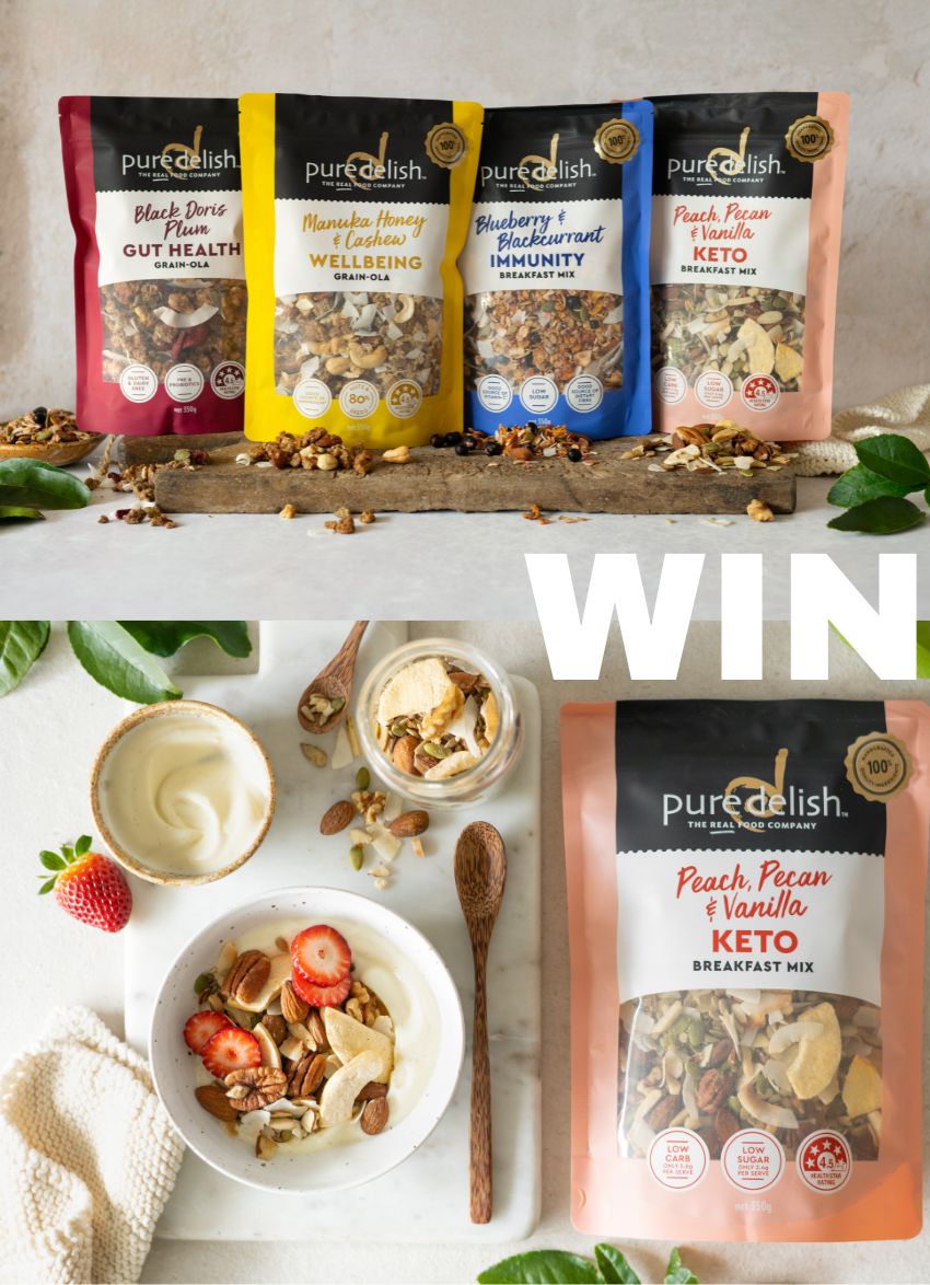 Be in to Win Pure Delish Granolas for the Body, Mind and Soul