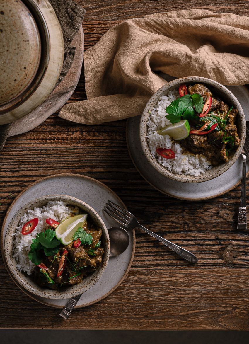 bowls of Vietnamese beef curry