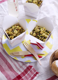 Puy Lentil, Couscous and Chicken Salad
