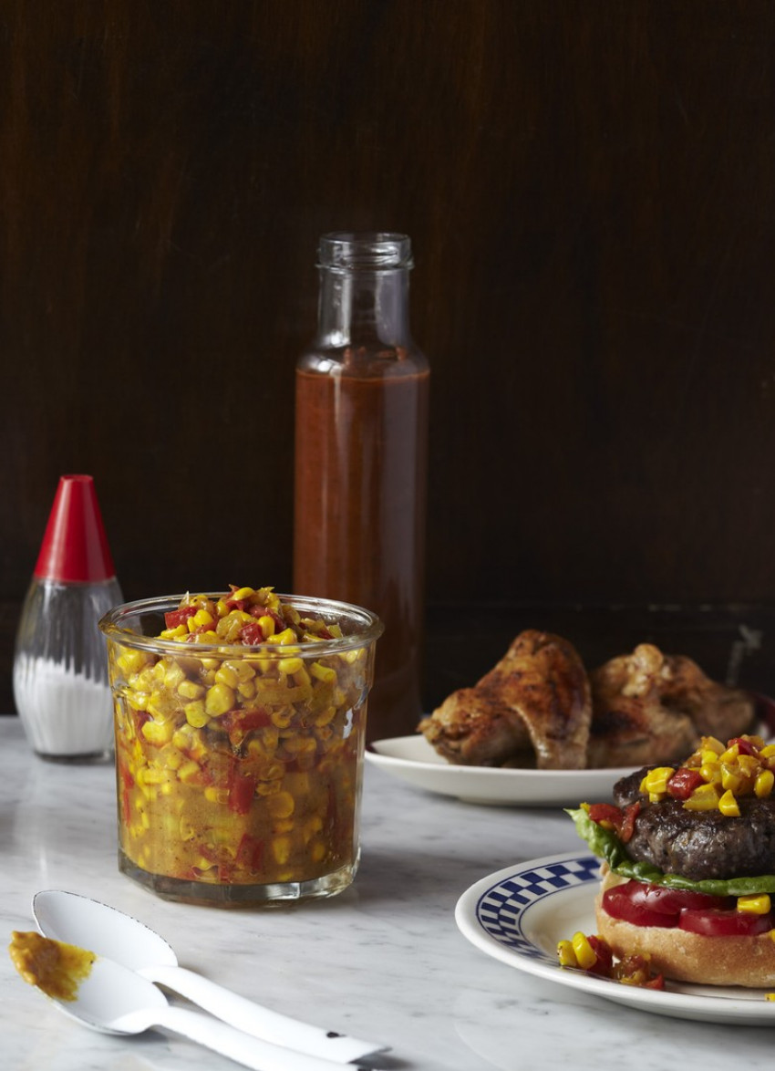 Chunky Sweetcorn and Red Capsicum Relish 