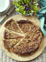 Bacon, Onion and Brie Tart