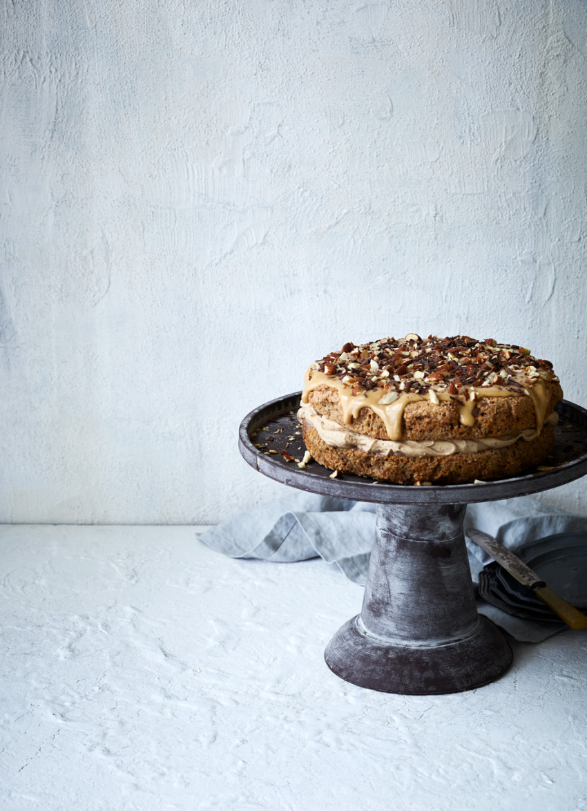Almond and Coffee Layer Cake
