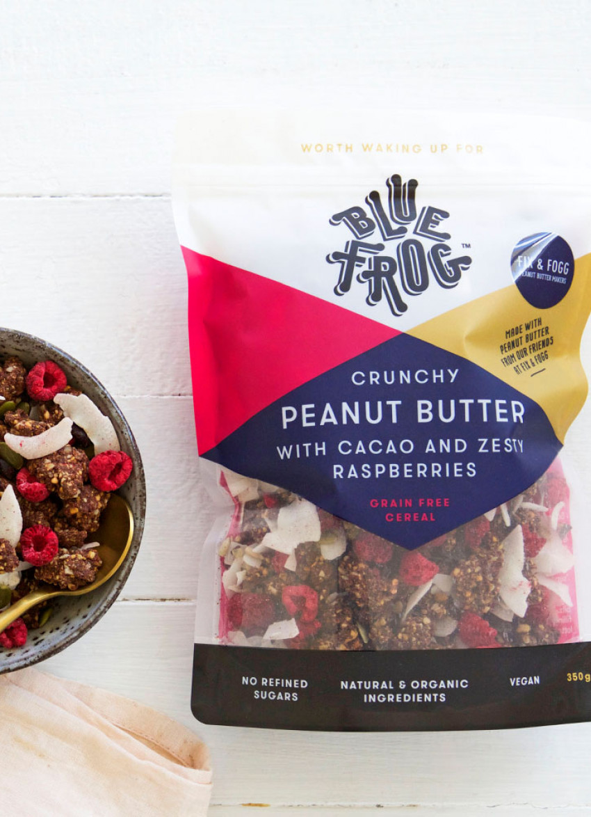 Need to know – Blue Frog Crunchy Peanut Butter with Cacao and Zesty Raspberries