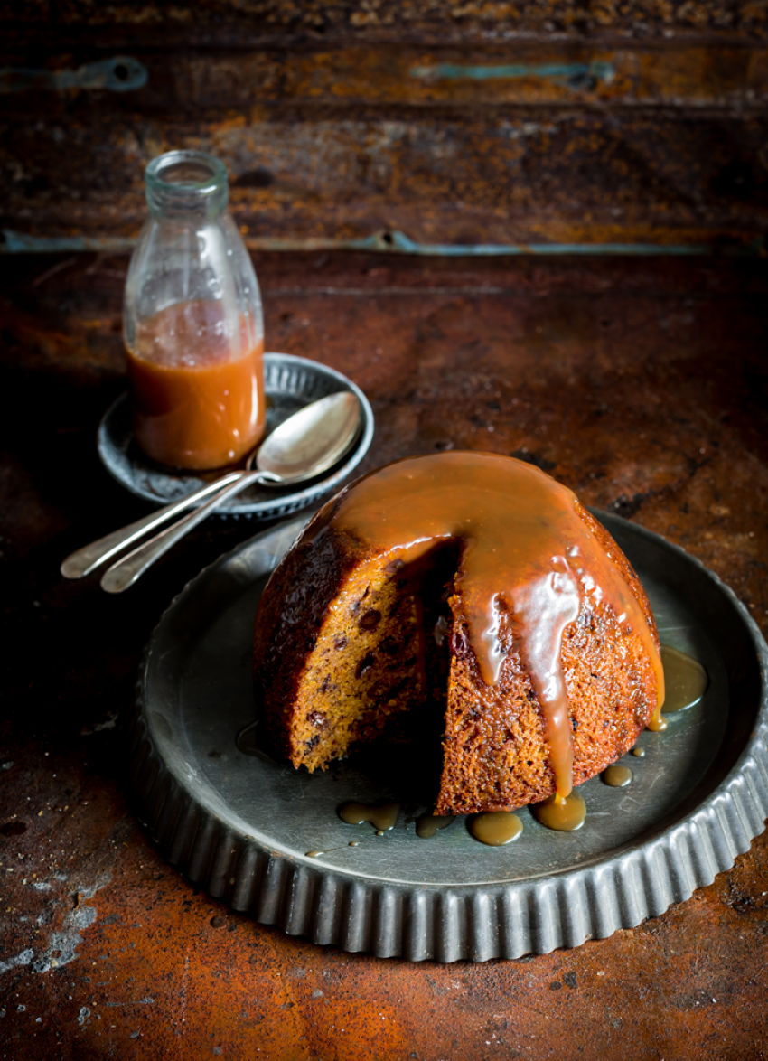 Carrot Cake Steamed Pudding