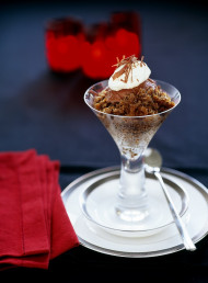 Chocolate Mousse with Coffee Granita