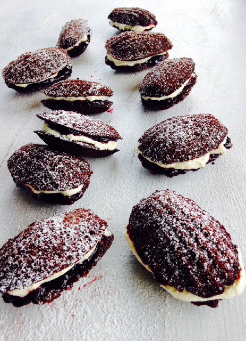 Dark Chocolate and Coconut Friands