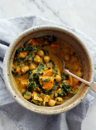 Sweet Potato, Chickpea and Spinach Curry
