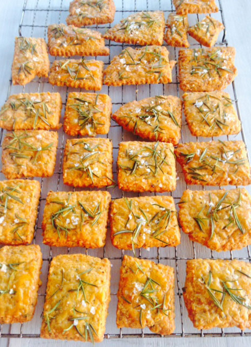 Parmesan, Rosemary and Caraway Seed Biscuits