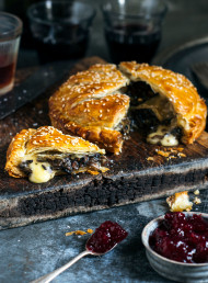 Mushroom and Brie Pithiviers