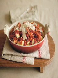 Potato Gnocchi with a Porcini and Tomato Sauce