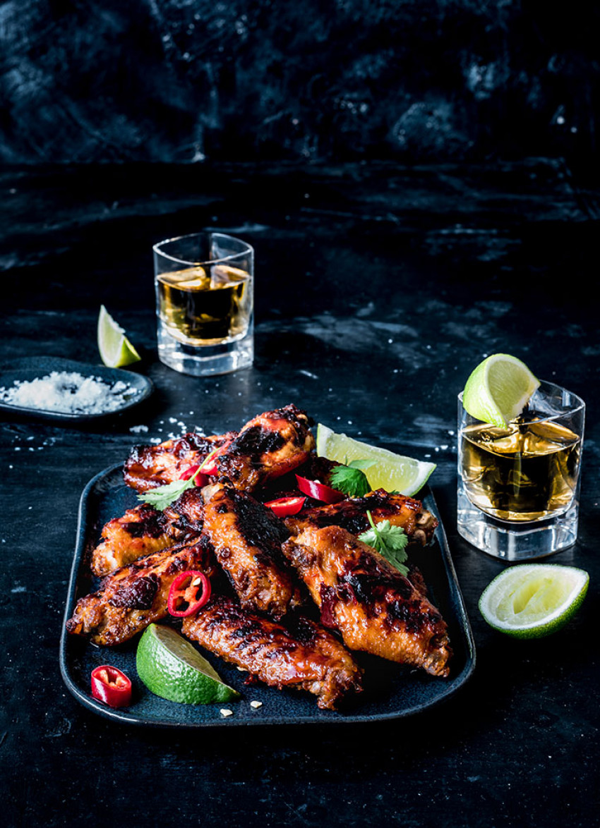 Tequila, Chilli and Lime Chicken Wings